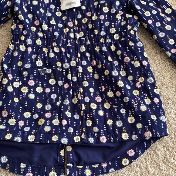 NWT Gymboree Navy Hooded Jacket Large - Picture 3 of 4